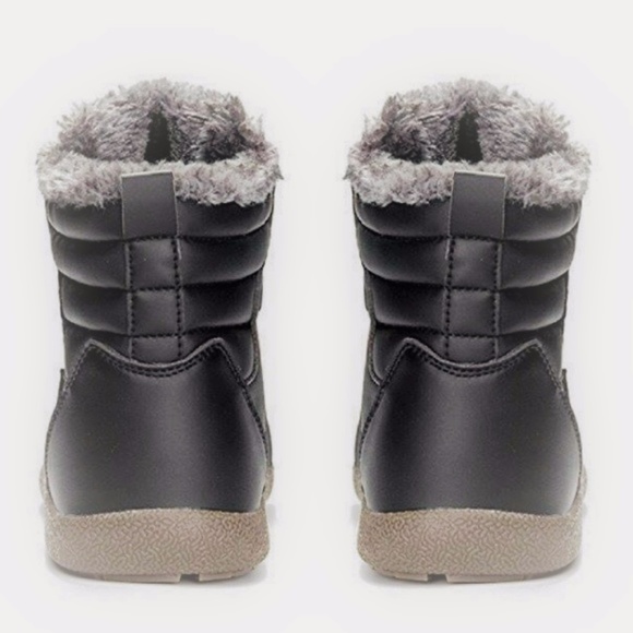 NEW Mens SASHA Waterproof Fur Ankle Boots - Picture 2 of 3